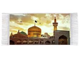 تصویر 2 از قیمت تابلو فرش طرح حرم امام رضا + خرید باور نکردنی